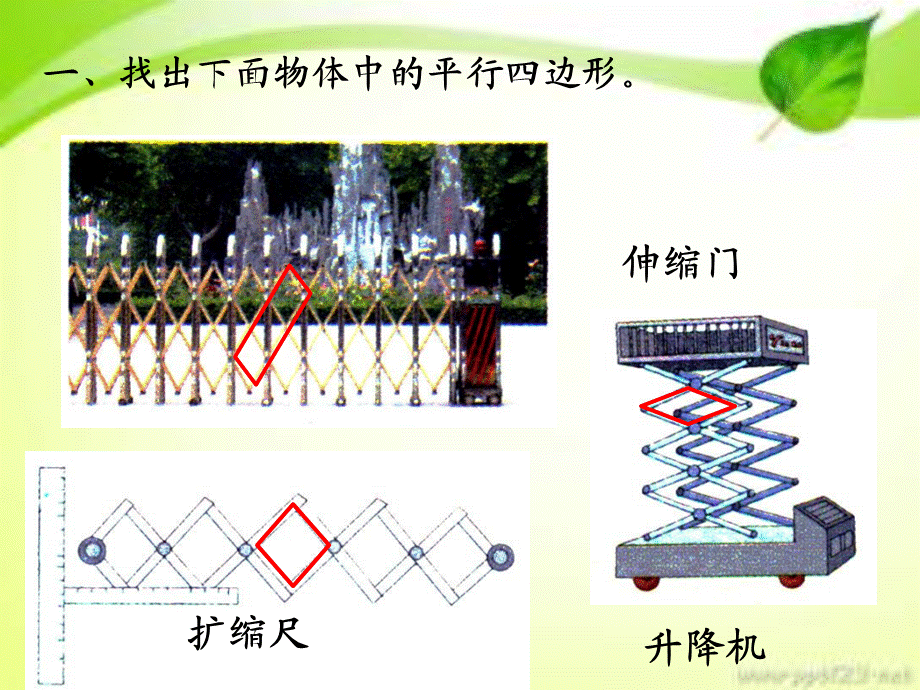 认识平行四边形；特殊四边形的关系.ppt_第3页