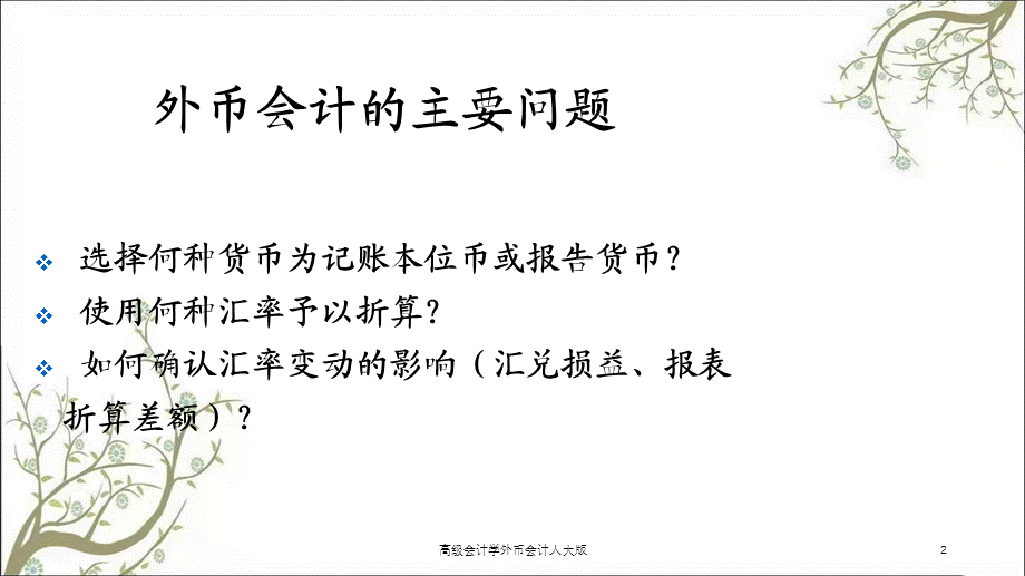 高级会计学外币会计人大版课件.ppt_第2页