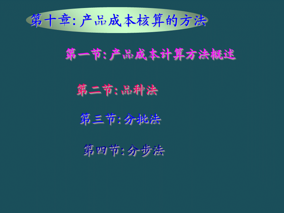 10产品成本计算的基本方法1ppt课件.ppt_第1页