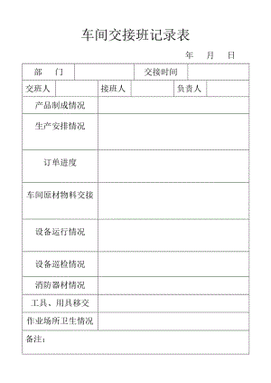 车间交接班记录表[共1页].doc