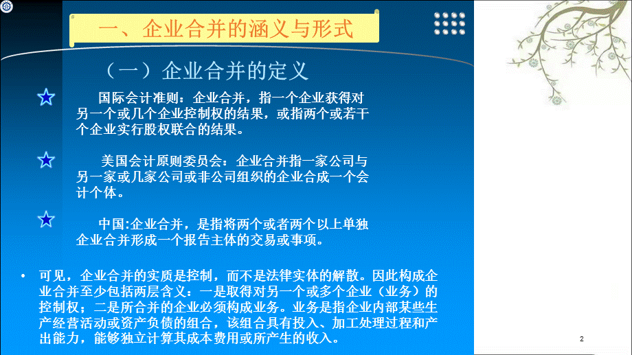 高级财务会计9企业合并课件.ppt_第2页