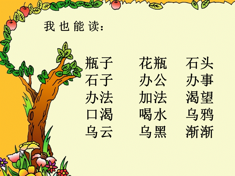 19乌鸦喝水(人教版)2.ppt_第3页