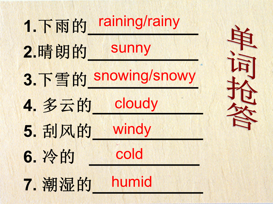 unit6It's_raining_复习课.ppt_第2页