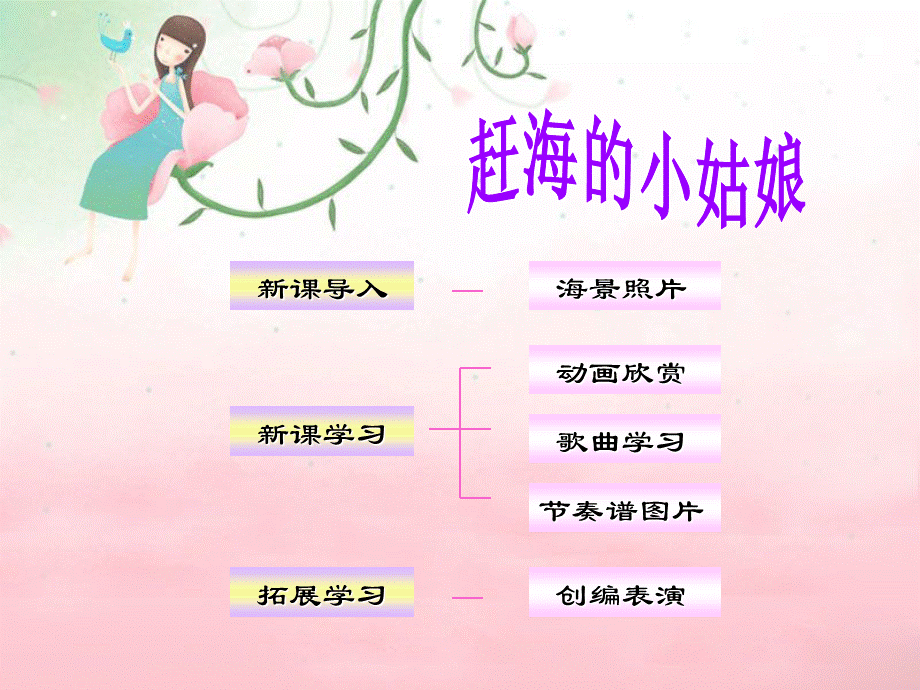 四年级上册音乐课件－第一单元《赶海的小姑娘》｜人教新课标.ppt_第2页