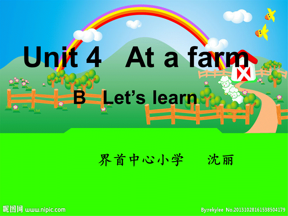 unit4AtthefarmBlet`slearn.ppt_第1页