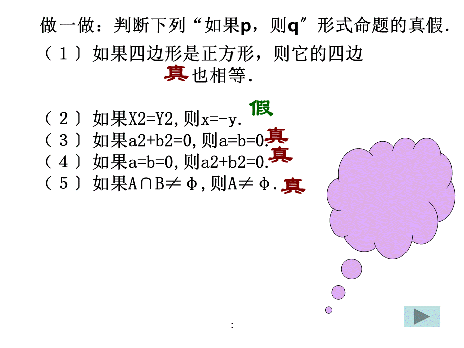 2.1推出与充分条件、必要条件b版必修ppt课件.ppt_第2页