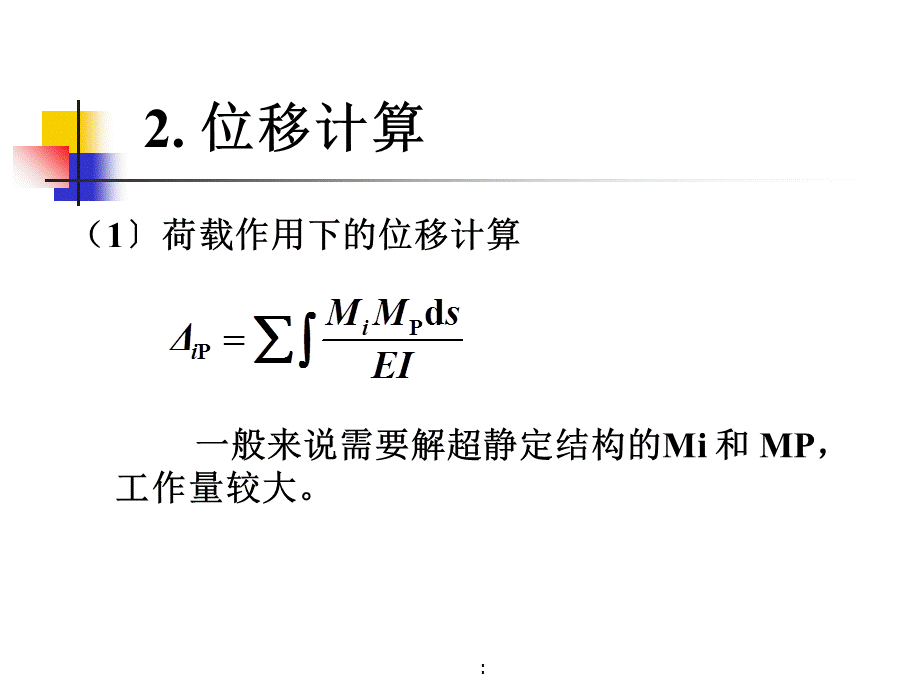 2.1超静定结构位移计算力学ppt课件.ppt_第3页