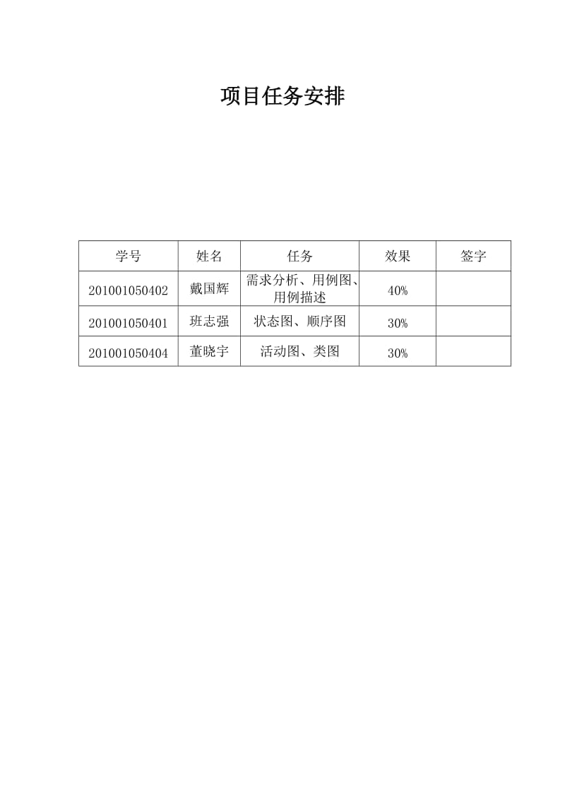 UML管理系统课程设计.doc_第2页