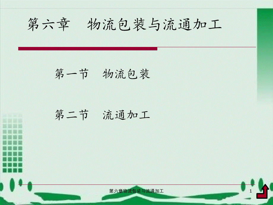 第六章物流包装与流通加工.ppt_第1页