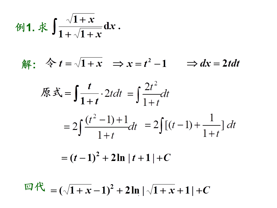 2.1第二换元积分法ppt课件.ppt_第2页