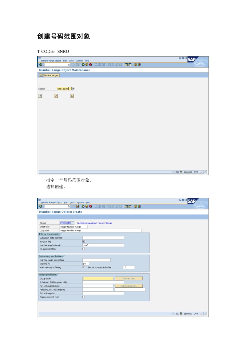 sap_bc创建一个可以管理自定义号码范围的事务码创建一个可以管理自.doc_第2页