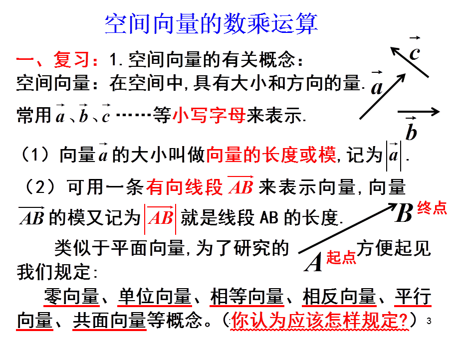 2.1空间向量的数乘运算ppt课件.ppt_第3页