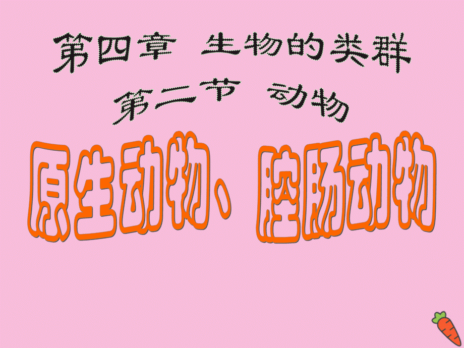 【最新】八年级生物下册 第4章 生物的类群 4.2 动物-原生动物、腔肠动物.ppt_第1页