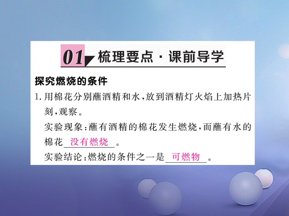 （贵州专版）九年级化学上册 第七单元 实验活动3 燃烧的条件复习课件 （新版）新人教版[共10页].ppt_第2页