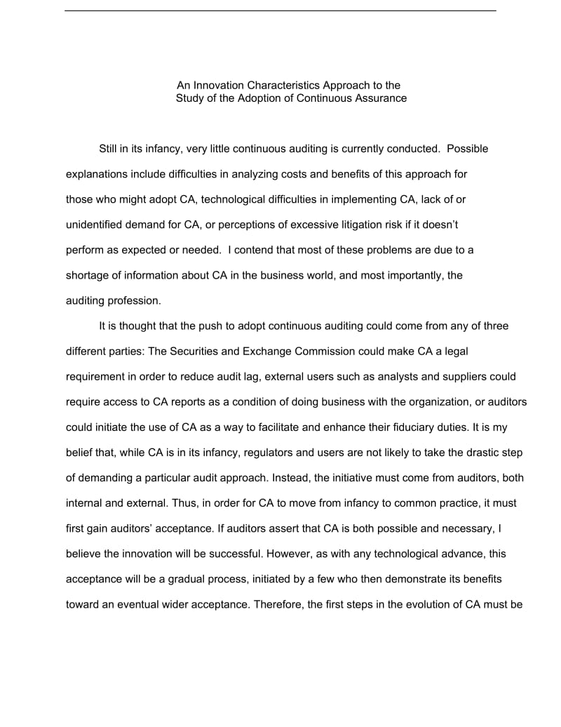 （2002）an innovation characteristics approach to the study of the adoption of continuous assurance.doc_第2页