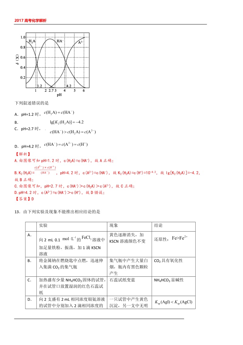 2017高考化学-全国II卷-解析版.docx_第3页