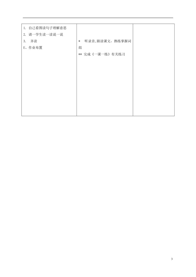 四年级英语下册 Unit 2(11)教案 苏教牛津版.doc_第3页