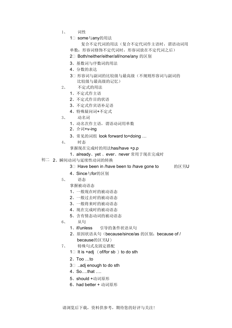 广州初中英语考点总结.docx_第2页