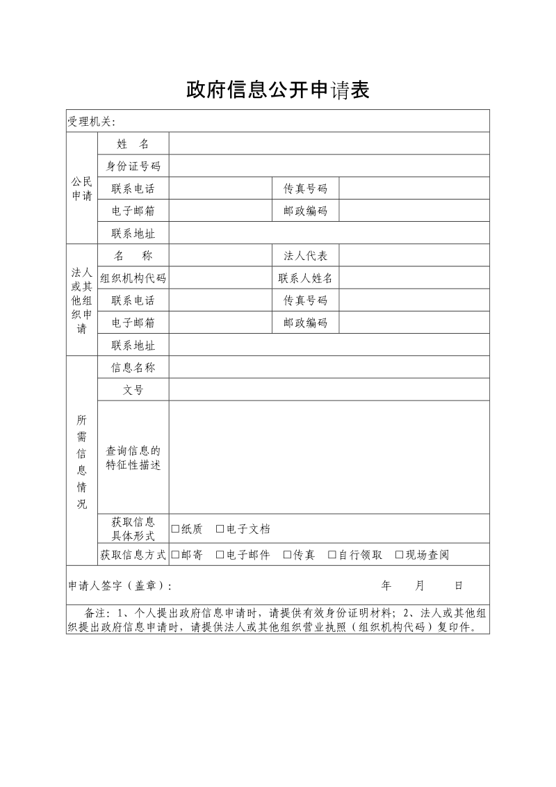 政府信息公开申请表doc.doc_第1页