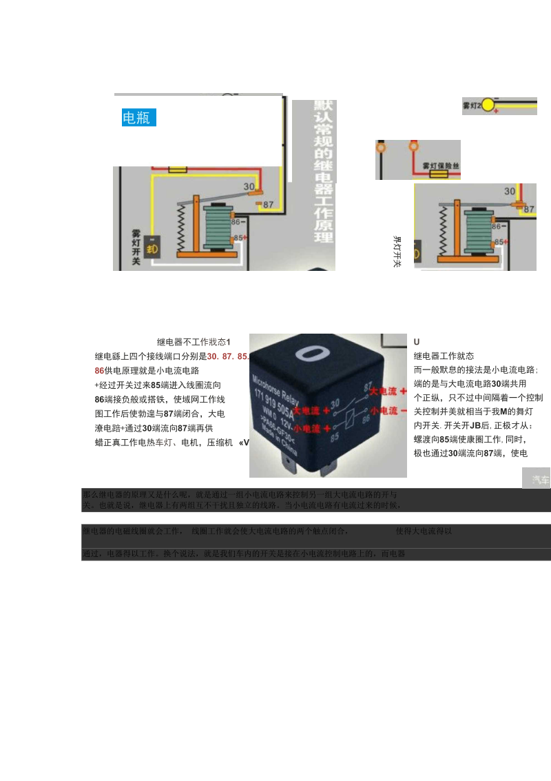 汽车加装前雾灯接线原理+完美接法+操作详图要点.docx_第2页