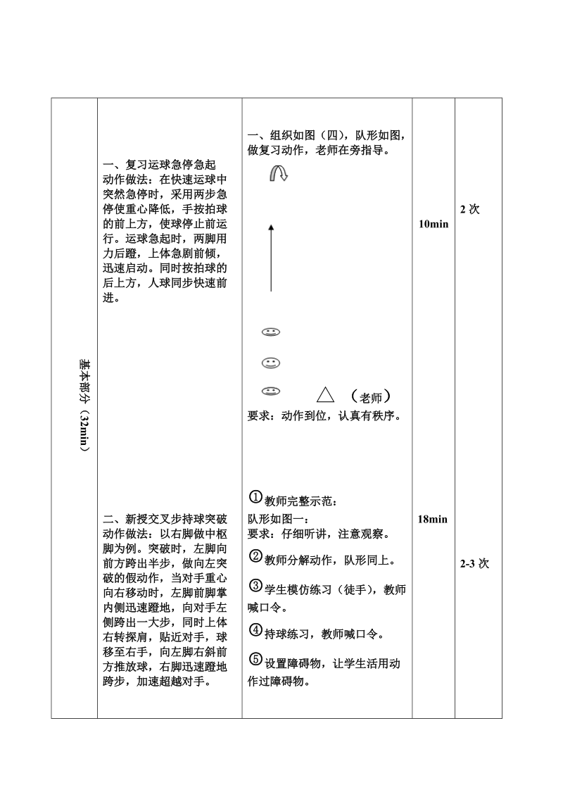 交叉步持球突破篮球教案.doc_第3页