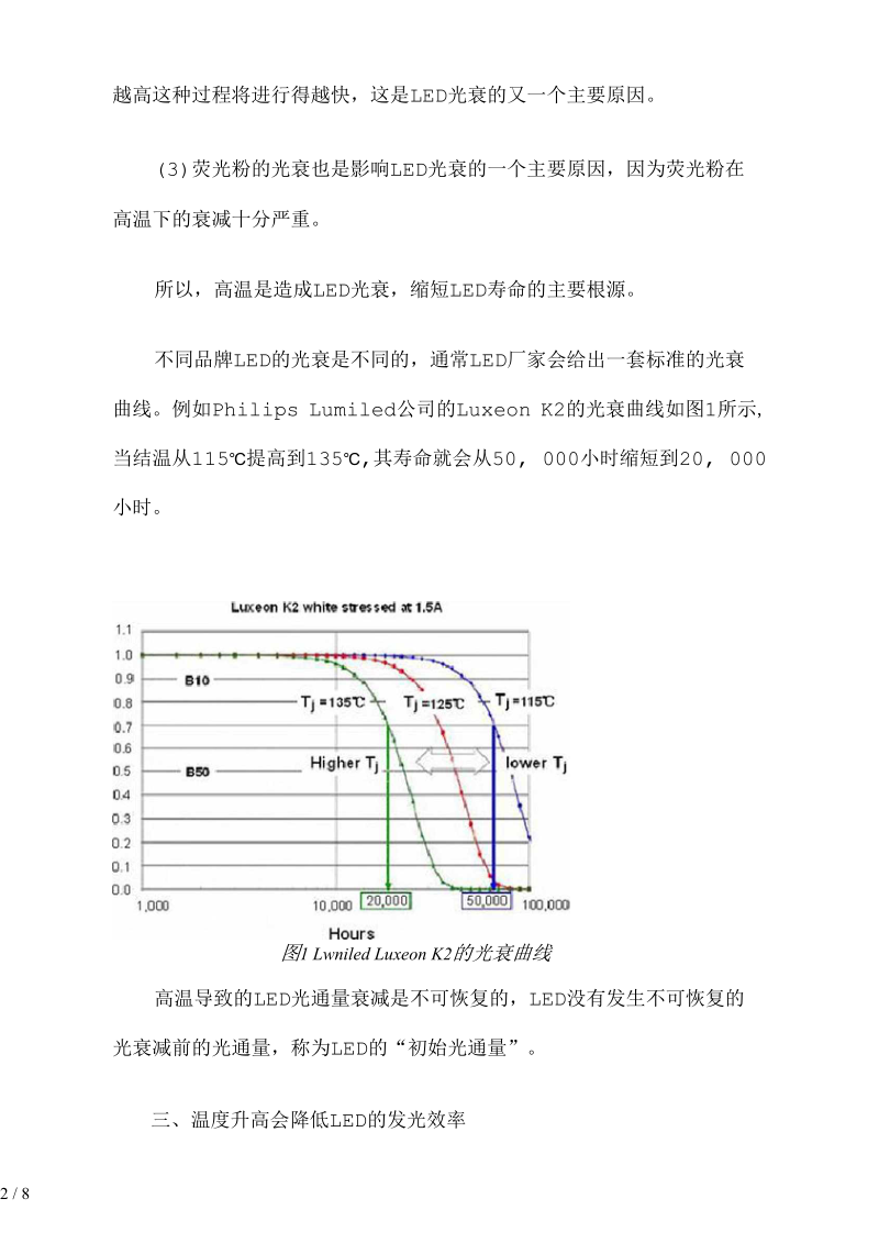 温度对LED的影响分析.docx_第2页