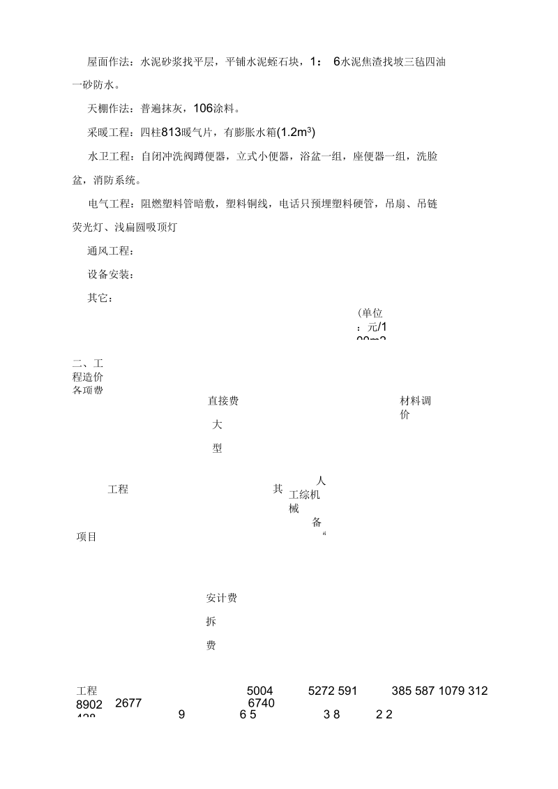 工程造价各项费用分析表(doc6页).docx_第3页