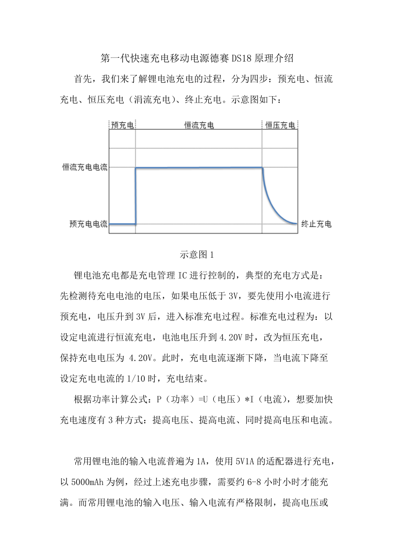 第一代快速充电移动电源原理介绍.docx_第1页