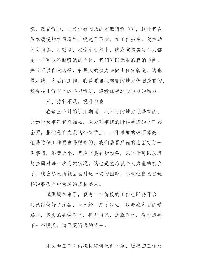 文员试用期总结2021-个人总结.docx_第2页