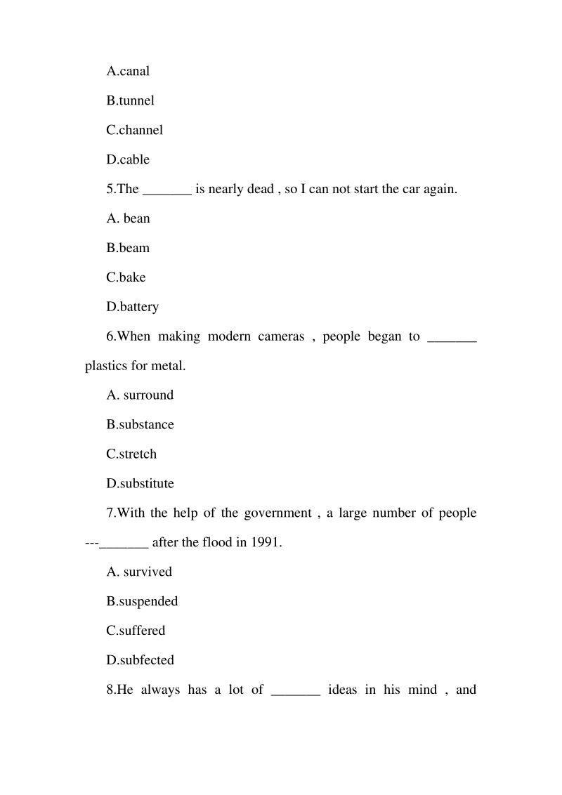 英语四级词汇练习及答案(45).pdf_第2页