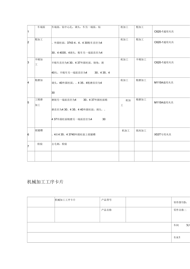 轴类零件工艺设计工序卡片.docx_第2页