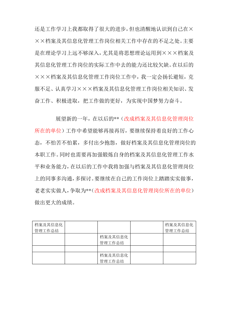 档案及其信息化管理工作岗位年度个人工作总结.pdf_第3页