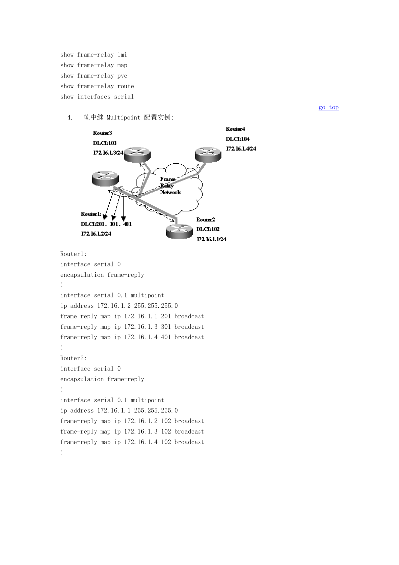 思科路由器配置 Frame Relay.doc_第3页