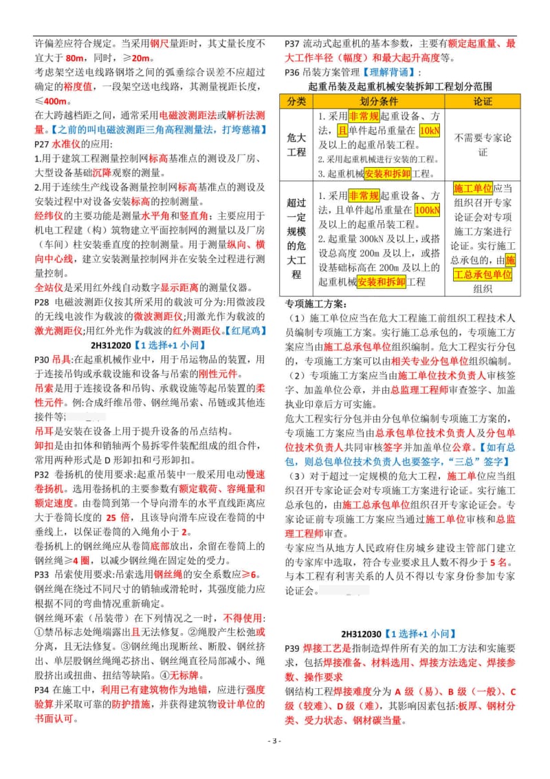 【27】2021年二建《机电》冲刺押题金色考点V1.0.pdf_第3页