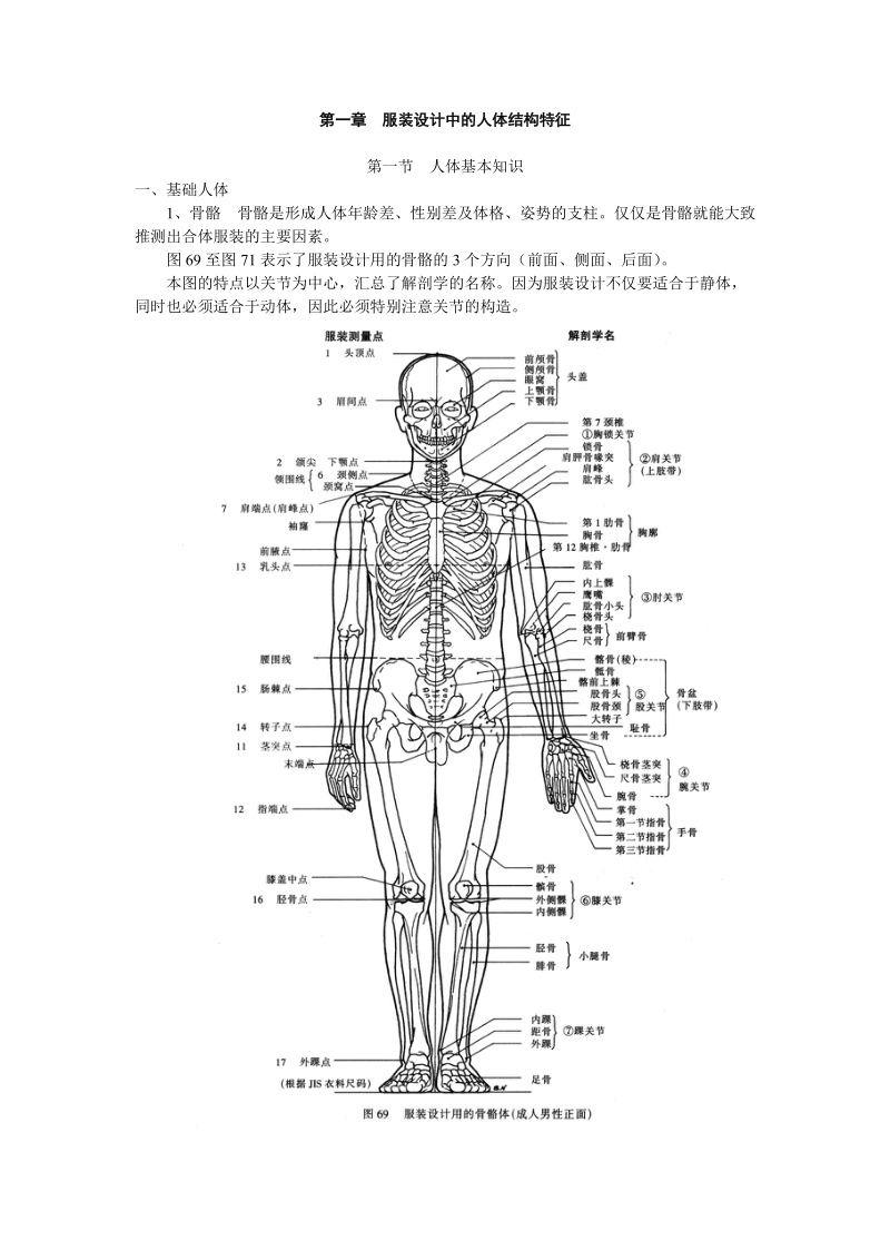 第一章服装设计中的人体结构特征.doc_第1页