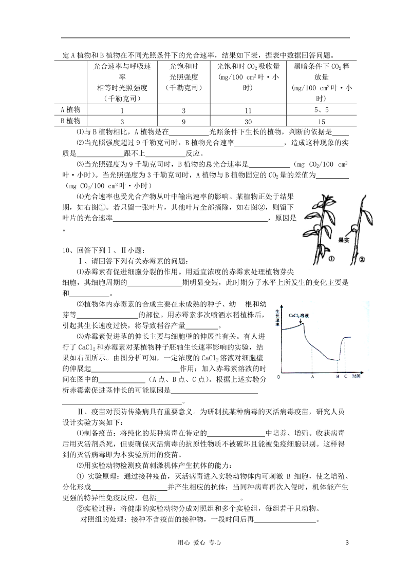 湖北省枝江五中2012高考生物二轮复习 周周练（5）.doc_第3页