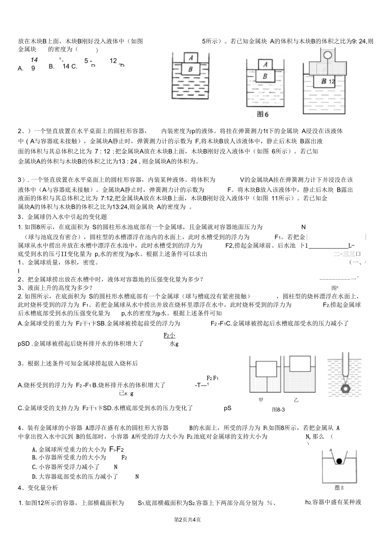 浮力题型与规律.docx_第2页