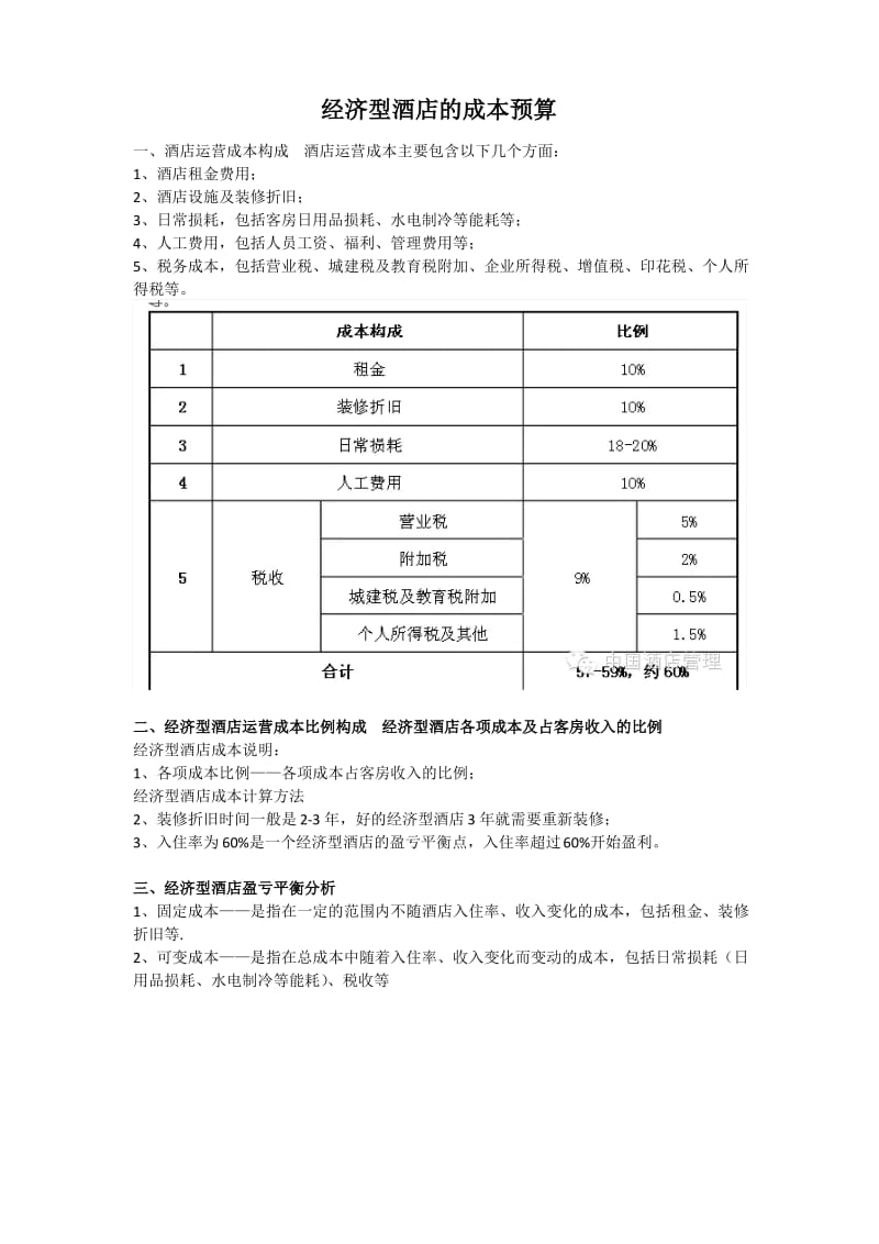 经济型酒店运营成本.pdf_第1页