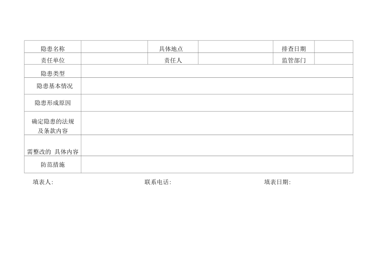 安全隐患排查登记表.docx_第2页