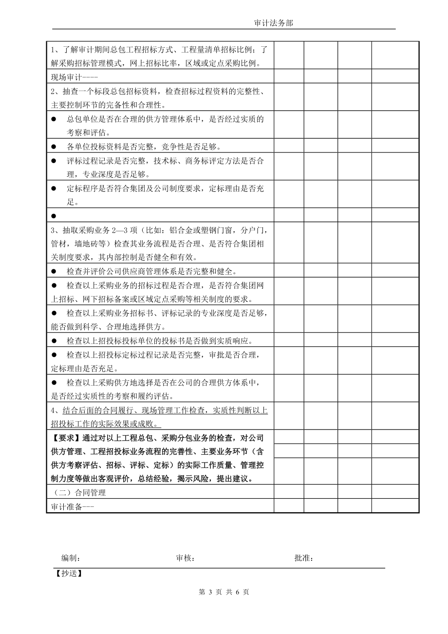 工程内控专项审计方案.doc_第3页