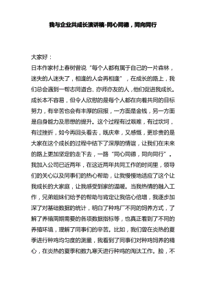 我与企业共成长演讲稿-同心同德,同向同行.pdf