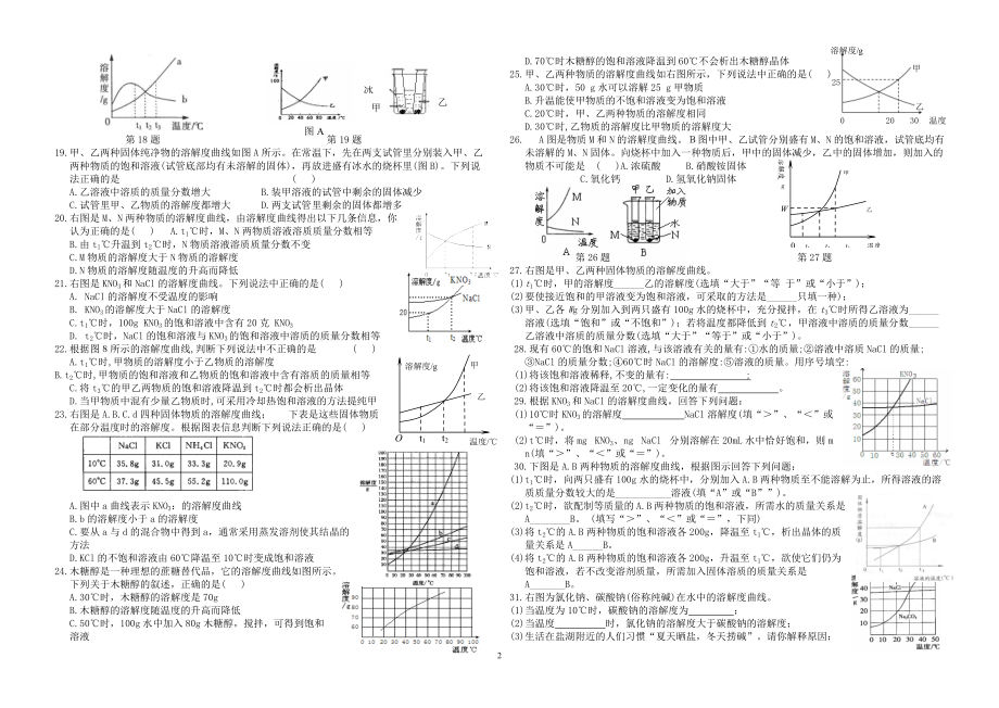 中考化学专题8 溶液.doc_第2页