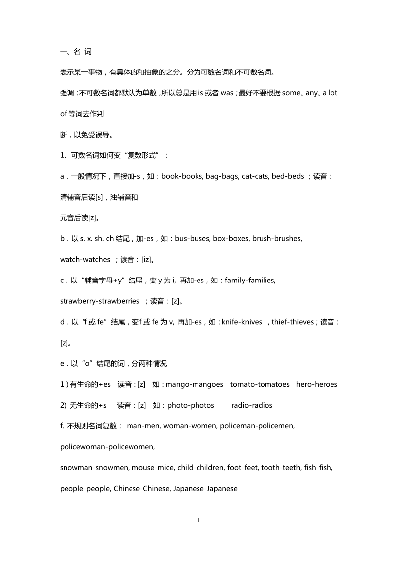 小学英语语法重点归纳总结.pdf_第1页