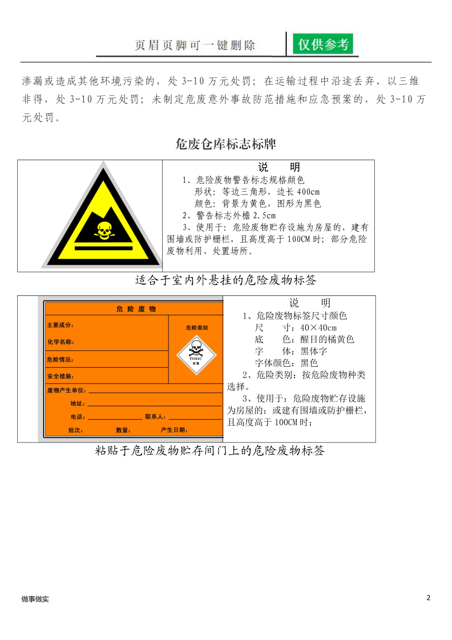 危废仓库建立标准-固废库房标准[务实运用].docx_第2页