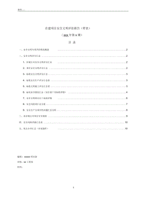 在建项目安全文明评估报告.docx