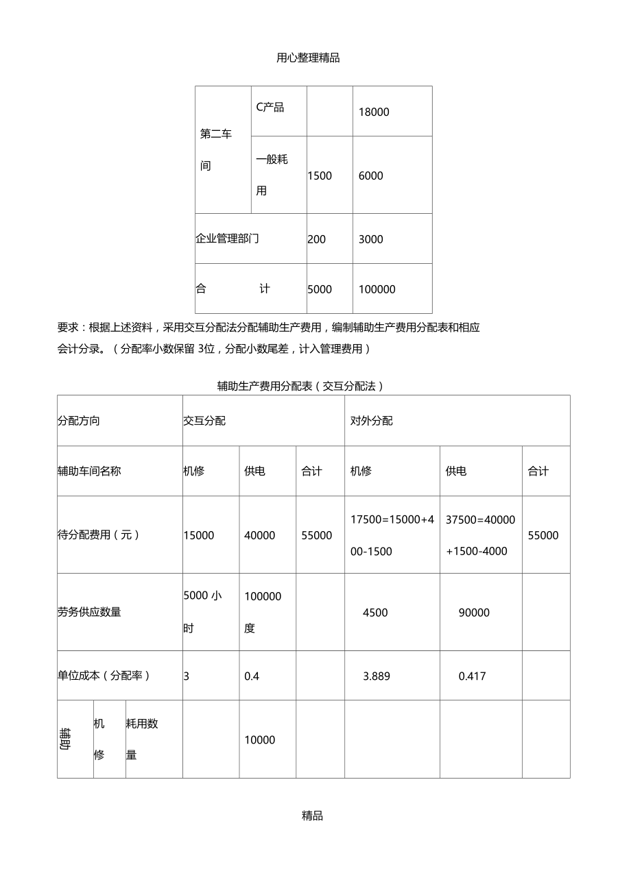 2016国开会计学形考作业成本会计习题2.doc_第2页