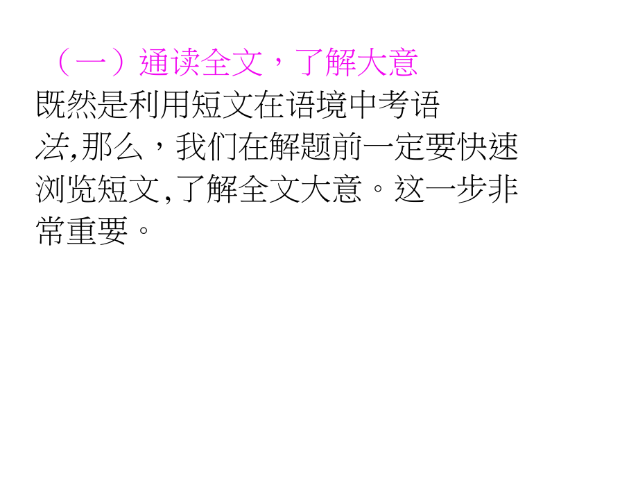 广东省深圳市某发展有限公司高考英语二轮(精华)复习课件：语法填空-高效解题秘招.docx_第2页