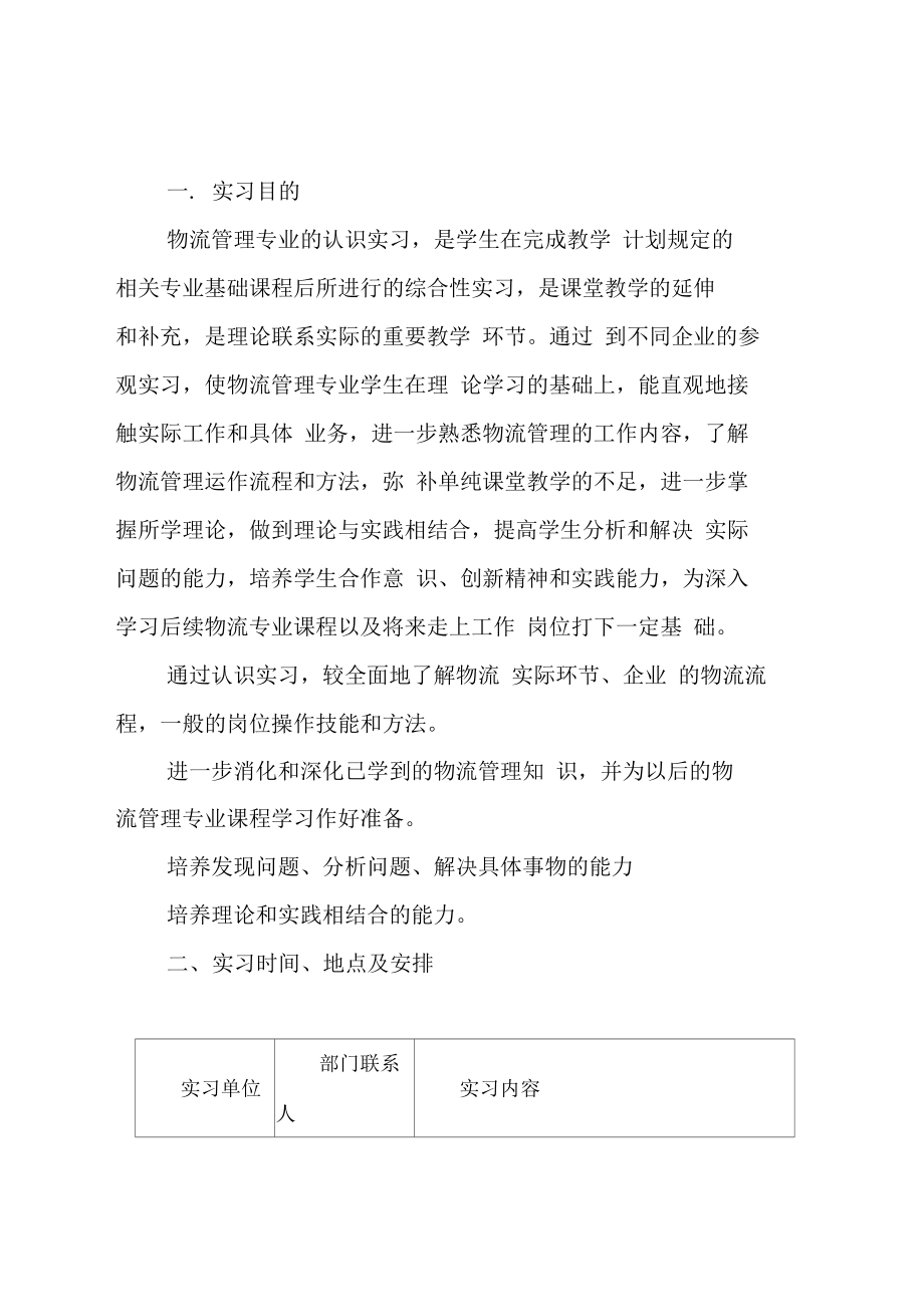 物流管理认知实习报告.doc_第2页