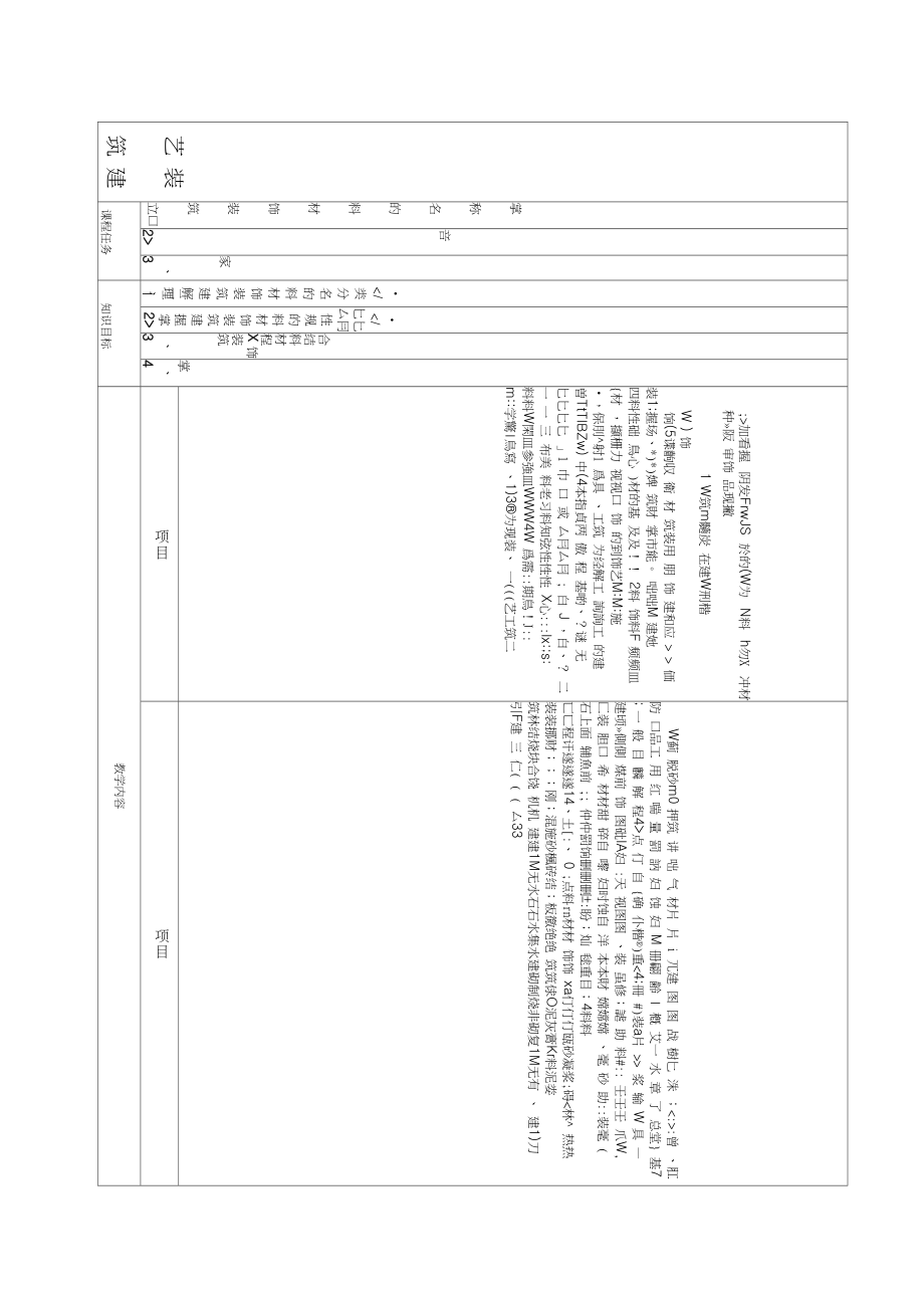 建筑装饰材料与工艺教学大纲.docx_第1页