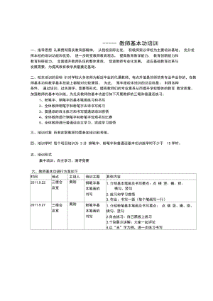 校本培训的活动方案一、二、三.doc